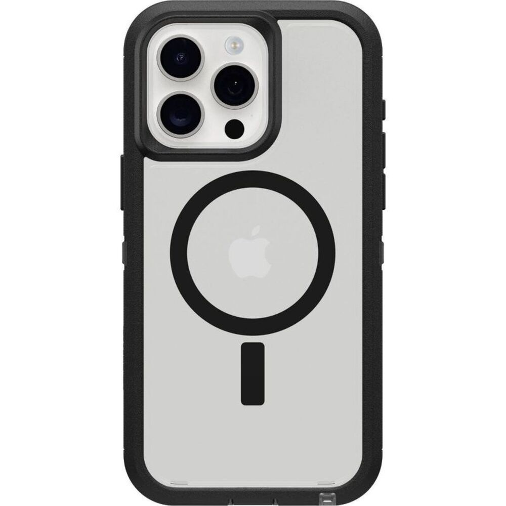 OtterBox Apple iPhone 15 Pro Max Defender Pro XT Clear Series Case - Dark S